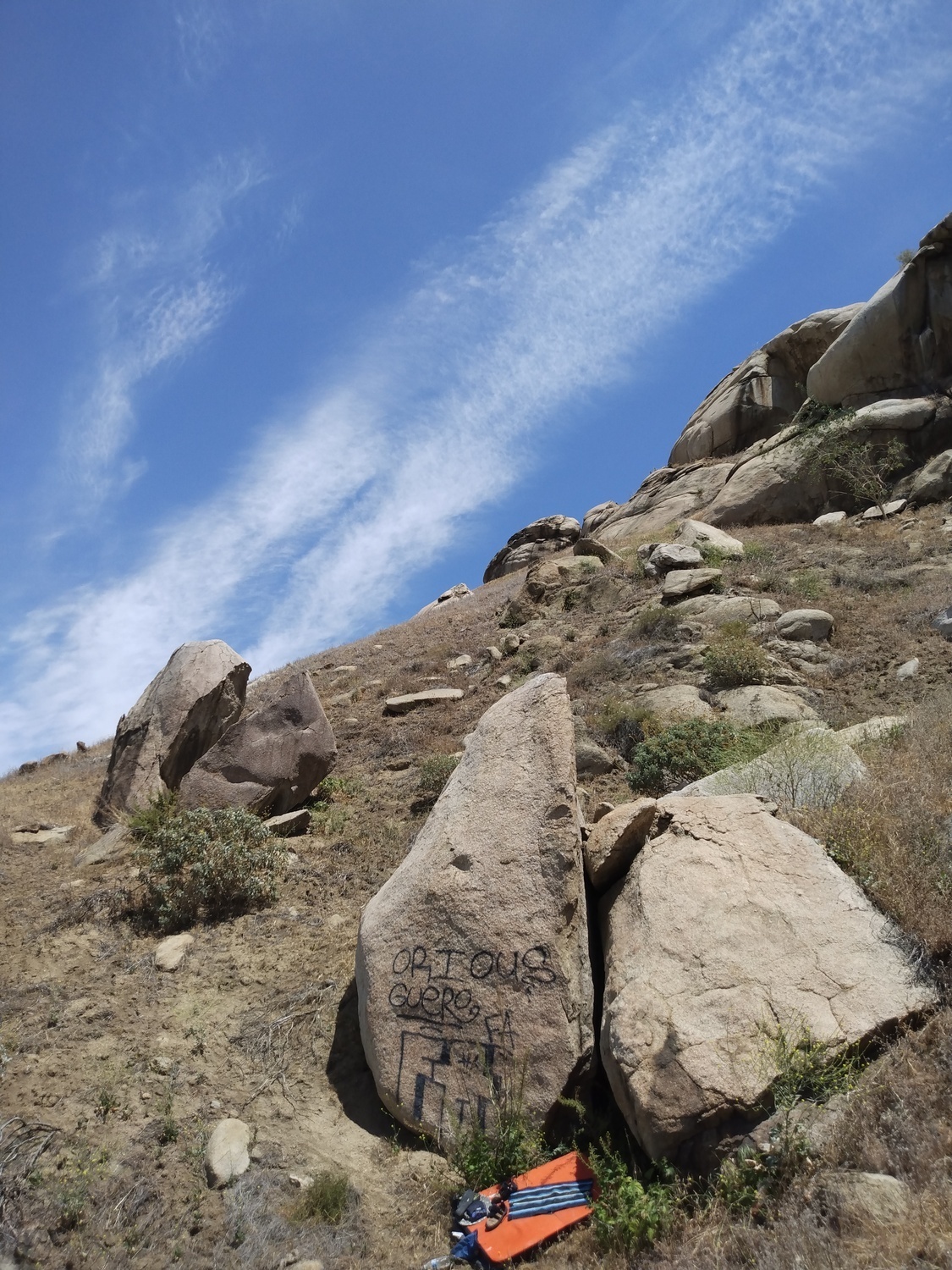 Dual Texture and Bipartite Boulders, Box Springs Mountain Reserve
