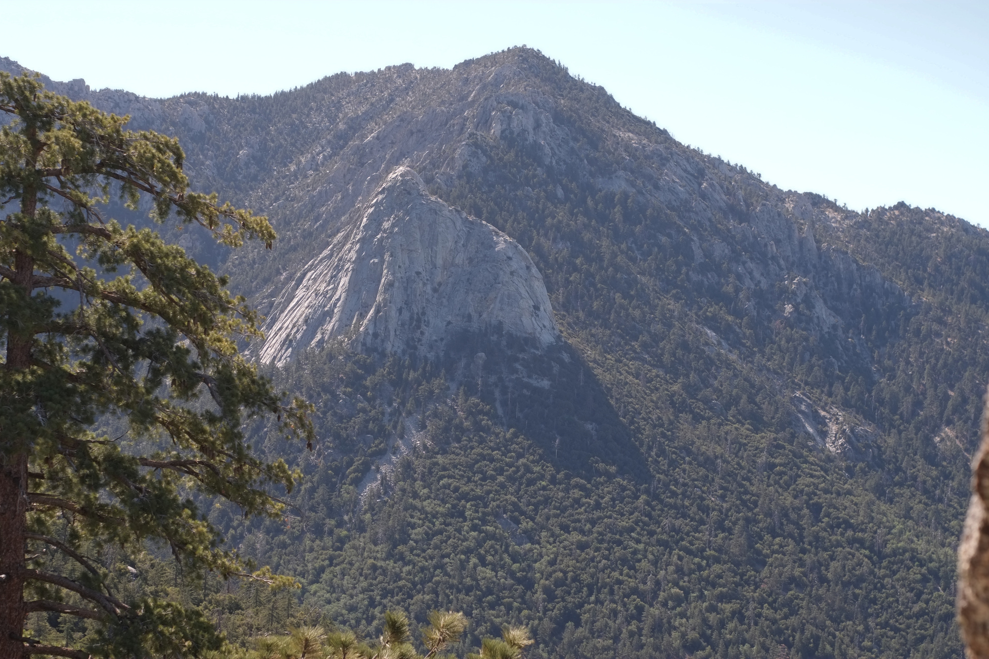 Lily Rock and Tahquitz Peak from the Deer Springs trail