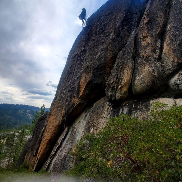 Rock Climbing in The Short Cracks, Sonora Pass Highway (108)
