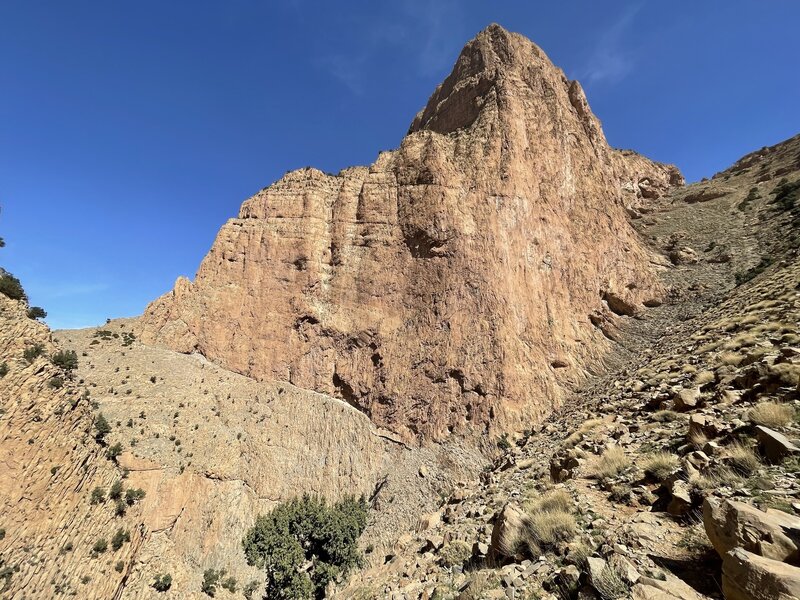 Rock Climbing in South Face, Taghia