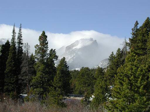 Taken on Bear Lake Rd. near the Beaver Meadows Entrance of the RMNP on a cold, windy winter day in Jan. 2002.