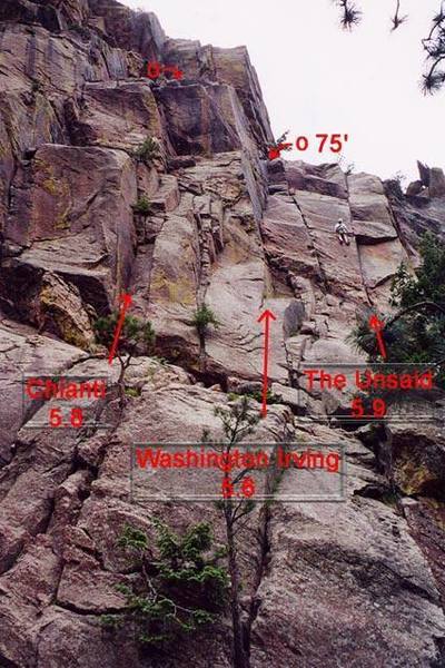 Eds. Note, this rappel may be a rope stretcher with a short downclimb with a 50m rope. Consider 2 ropes or a 60m rope.