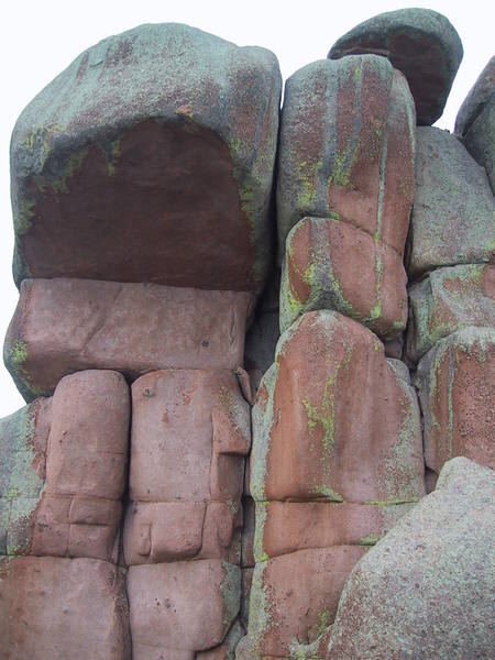 Center crack: Lucille; Right Crack: Hassler's Hatbox route.