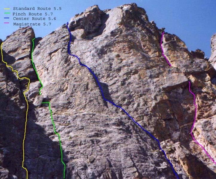 Upper half of the 1st Buttress.