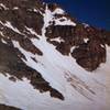Superstar Couloir, James Peak, RMNP/Alpine 6/23/98.