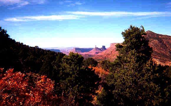 Castleton and Castle Valley from the LaSalle Loop Road