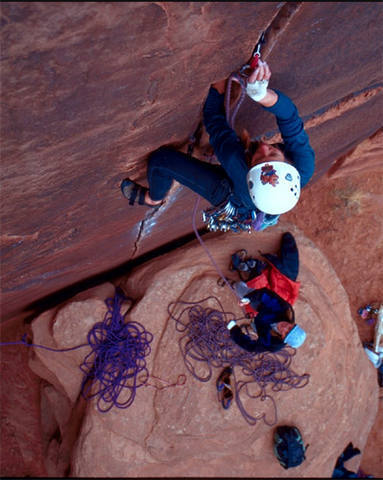Lisa busts through the crux!