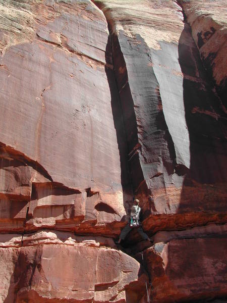 Bryan starting the meat of the route. Hope that tape isn't too thick!