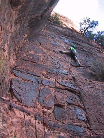 Bill leading the first hard pitch (P2 in the description), the Black Face.