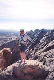 Sandstone Alps . Summit Of Reefer Madness Slab 1700'
