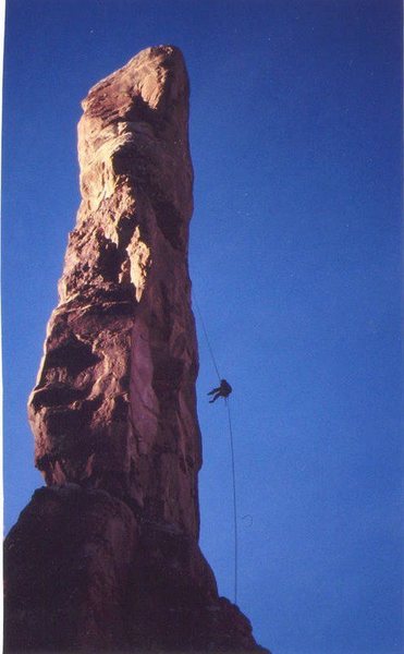 The Joy of Rapping .The North Face Dreamspeaker Spire. Photo Andy Ross