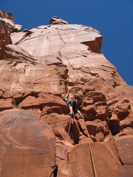 Joe leading P1 of Chip Tower