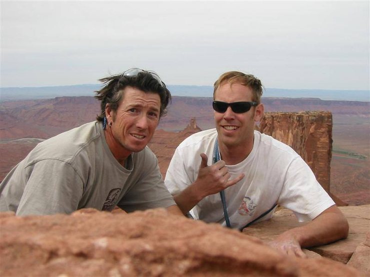 Joel Baron and Bo Johnston at the north face rap achors!