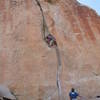 photographer Patrick Olson, climber Luke Olson, enjoying O'Kelley's