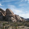 Overview photo showing Sphinx Rock, Joshua Tree NP