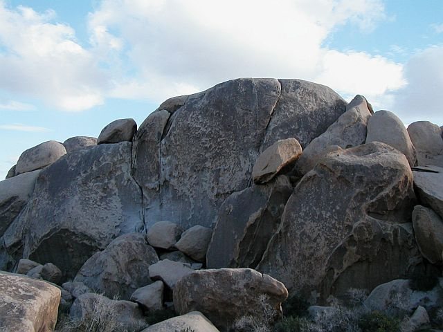 Stirrup Rock (north face), Joshua Tree NP