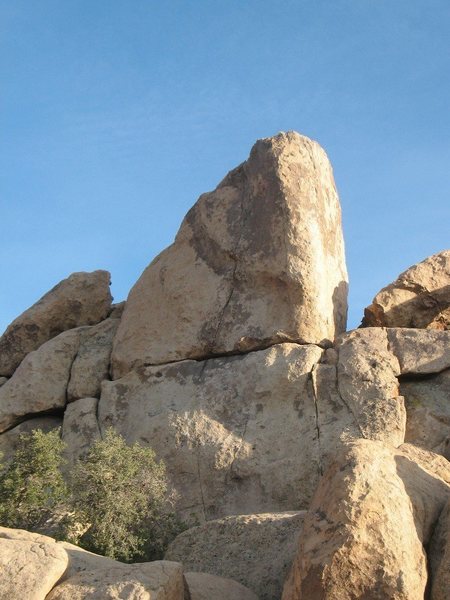 Jam or Slam Rock (northeast face), Joshua Tree NP