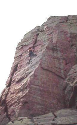 Renee Taylor on Brinton's Crack, July 3, 2002.