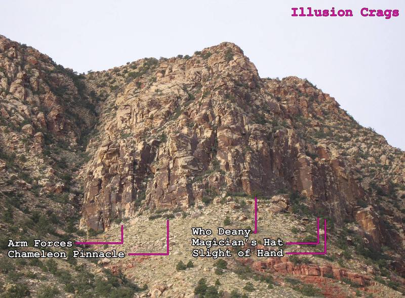 Illusion Crags Annotated