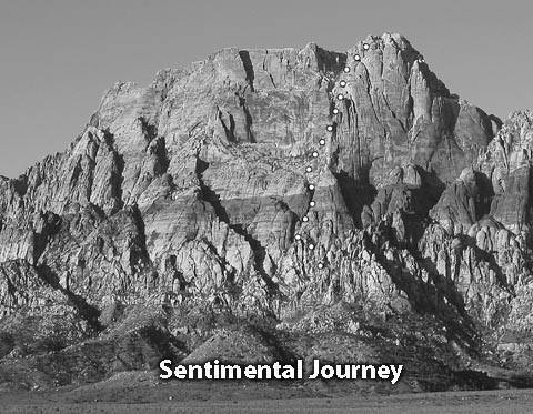 Standard "postcard" view of Sentimental Journey