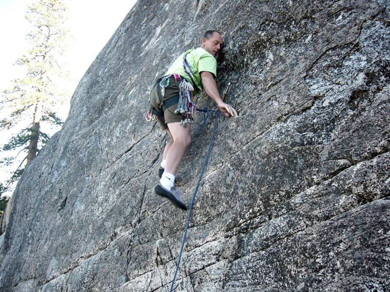 Paul starting out on Indian Springs.