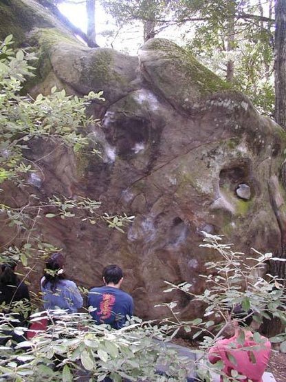 The Tree Problem (V4) is in the dead center of this picture.