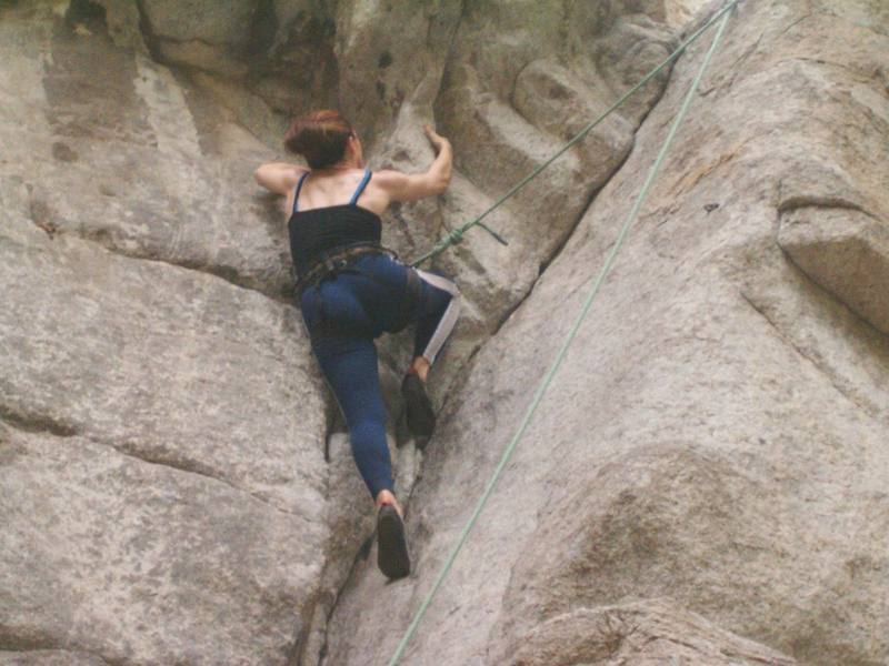 Near the top.