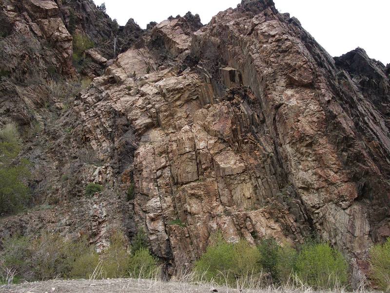 Dam Wall, Big Cottonwood Canyon