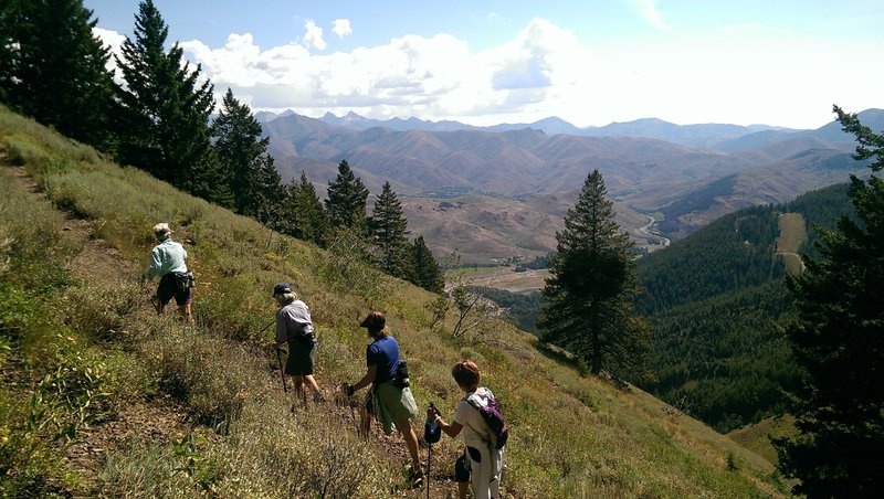 Bald Mountain Hiking Trails Bald Mountain Trail Hiking Trail, Ketchum, Idaho