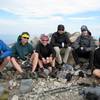 Tired hikers on the summit after successive days of tackling the 14ers of the Sangre de Cristo Range.