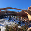 Landscape Arch in winter