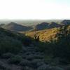 Gateway Saddle Loop trail view of North Scottsdale