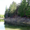 Lakeside trail at Hoffman's Dam
