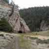 Cave at the head of Walnut Canyon