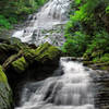 Angel Falls (entire drop angle #2)  from Loyalsock Trail