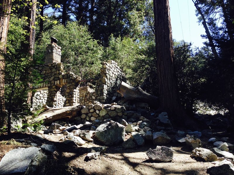 Some of the neat ruins along the lower portion of the Icehouse Canyon Trail.