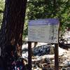 Sign clearly marking the beginning of the Cucamonga Wilderness.