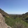 Looking back towards Phoenix from the Waterfall Canyon Trail
