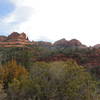 Beautiful View of the red rocks with a little snow!