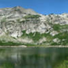 Panorama of Silver Lake in American Fork Canyon