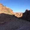 Great views at the end of the canyon from the Pritchett Canyon Trail