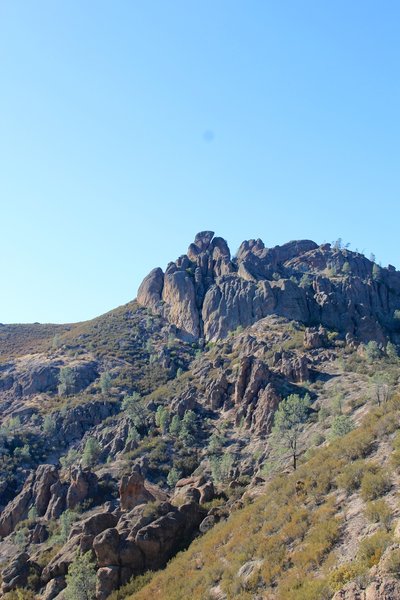 Our last look of overlook pinnacles from theHigh Peaks Trail