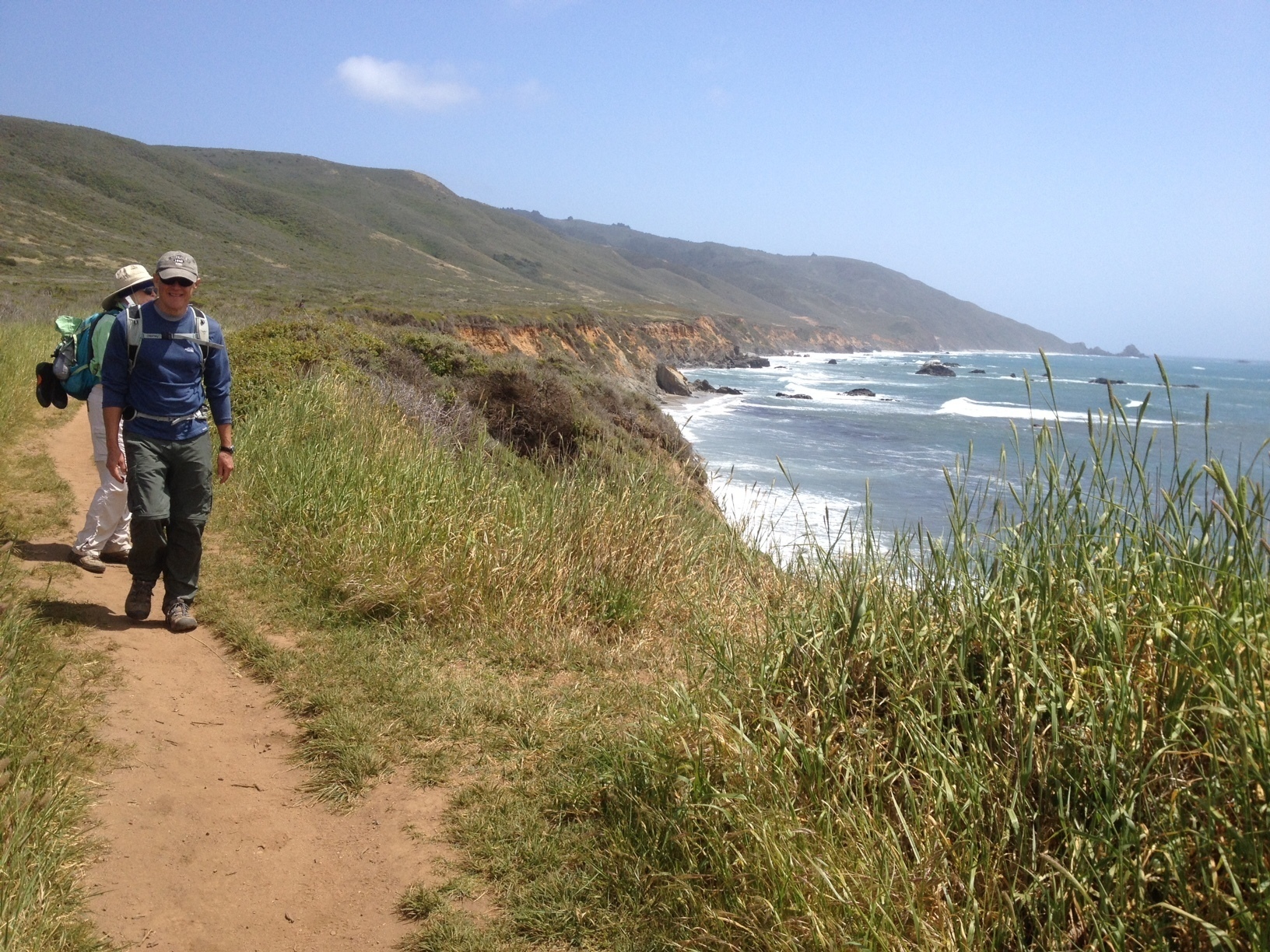 Along the Bluffs Trail on Molera Point