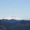 View of Rainier just before heading down to Mason Lake