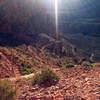 Looking down at the switchbacks on South Kaibab