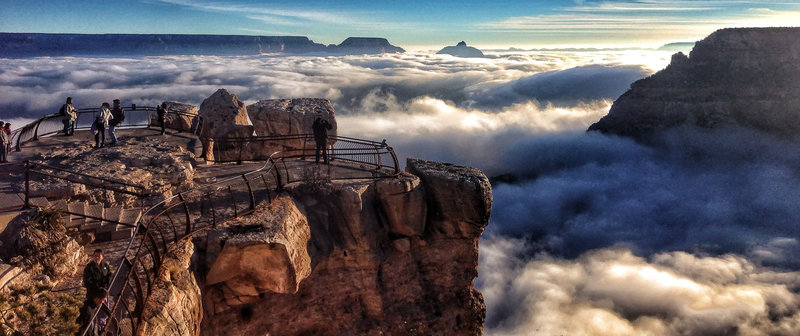 Grand Canyon National Park Cloud Inversion: November 29, 2013