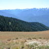 Meadow views across huge valleys