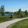 Wonderland Lake is a favorite for dog walkers