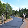 Constructing the paved part of the Tusayan Greenway Trail