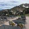 The "Deck" at the top of the Bridger Gondola, where the Wildflower and Cirque Trails intersect.